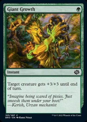 Giant Growth - The Brothers' War-(183)-Foil