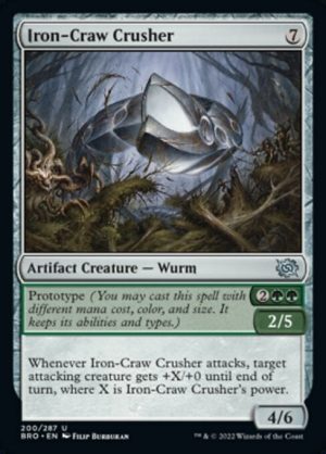 Iron-Craw Crusher - The Brothers' War-(200)-Foil