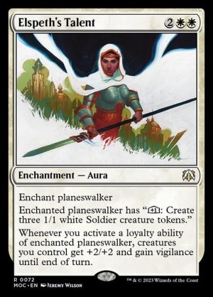 Elspeth's Talent - March of the Machine Commander-(072)