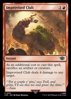 Improvised Club - The Lord of the Rings: Tales of Middle-earth-(137)-Foil