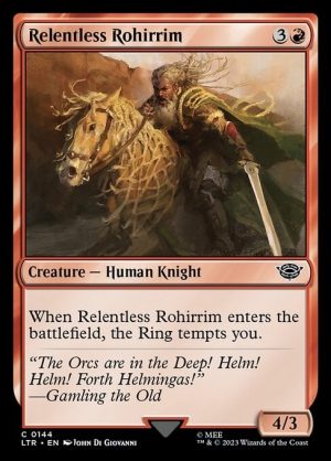 Relentless Rohirrim - The Lord of the Rings: Tales of Middle-earth-(144)-Foil