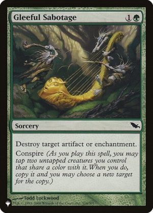 Gleeful Sabotage - The List-(116)-Foil