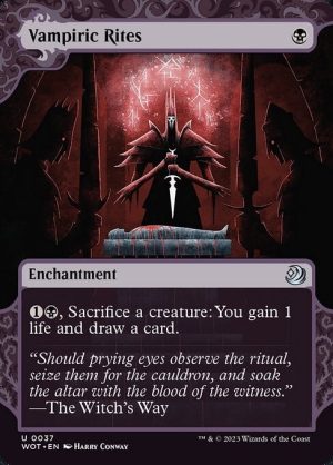 Vampiric Rites - Wilds of Eldraine: Enchanting Tales-(037)-Foil