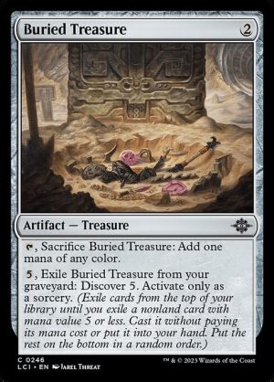 Buried Treasure - The Lost Caverns of Ixalan-(246)-Foil