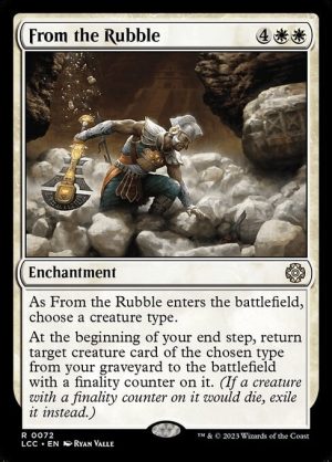 From the Rubble - The Lost Caverns of Ixalan Commander-(072)