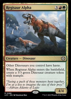 Regisaur Alpha - The Lost Caverns of Ixalan Commander-(286)