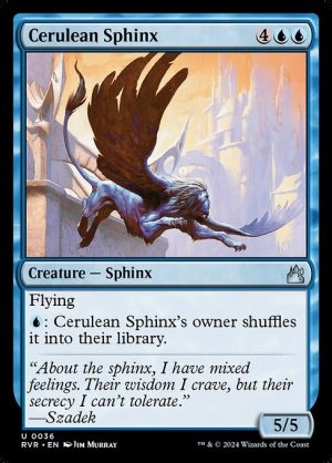 Cerulean Sphinx - Ravnica Remastered-(036)