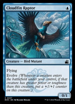 Cloudfin Raptor - Ravnica Remastered-(037)-Foil