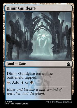 Dimir Guildgate - Ravnica Remastered-(276)-Foil