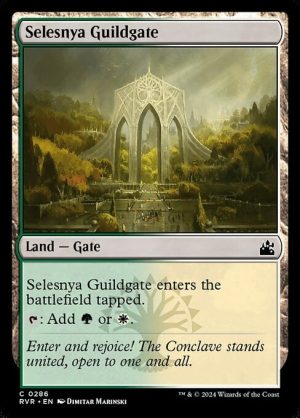 Selesnya Guildgate - Ravnica Remastered-(286)-Foil