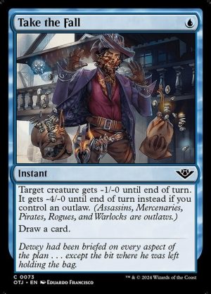 Take the Fall - Outlaws of Thunder Junction-(073)-Foil