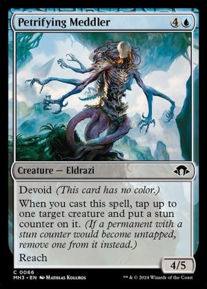 Petrifying Meddler - Modern Horizons 3-(066)-Foil