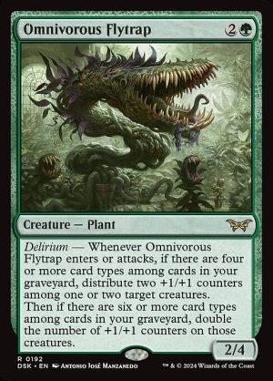 Omnivorous Flytrap - Duskmourn: House of Horror-(192)