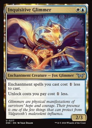 Inquisitive Glimmer - Duskmourn: House of Horror-(217)