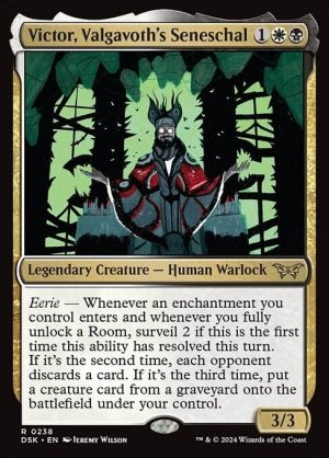Victor, Valgavoth's Seneschal - Duskmourn: House of Horror-(238)