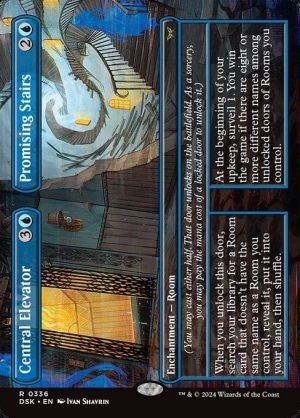 Central Elevator // Promising Stairs - Duskmourn: House of Horror-(336)