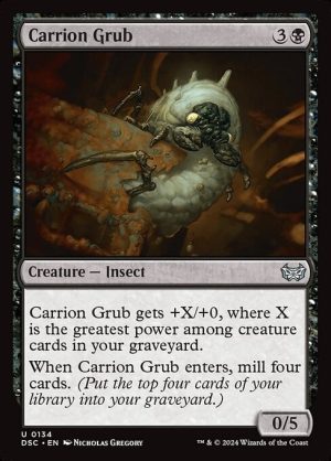 Carrion Grub - Duskmourn: House of Horror Commander-(134)