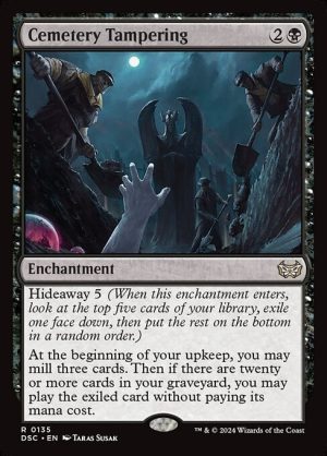 Cemetery Tampering - Duskmourn: House of Horror Commander-(135)
