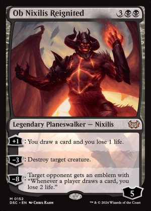 Ob Nixilis Reignited - Duskmourn: House of Horror Commander-(152)