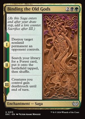 Binding the Old Gods - Duskmourn: House of Horror Commander-(213)