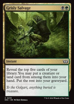 Grisly Salvage - Duskmourn: House of Horror Commander-(219)