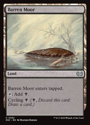 Barren Moor - Duskmourn: House of Horror Commander-(262)