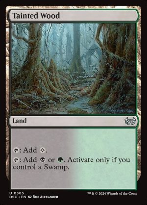 Tainted Wood - Duskmourn: House of Horror Commander-(305)