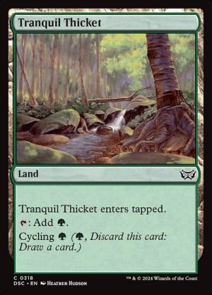 Tranquil Thicket - Duskmourn: House of Horror Commander-(318)