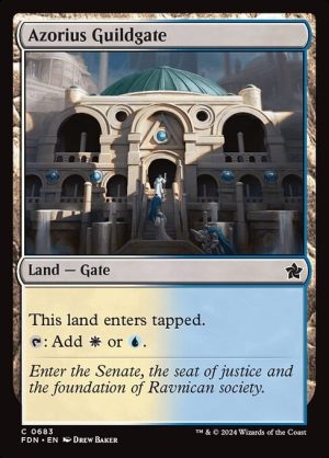 Azorius Guildgate - Foundations-(683)