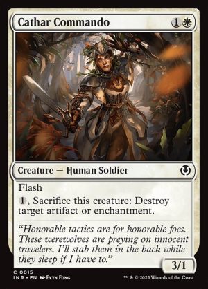 Cathar Commando - Innistrad Remastered-(015)-Foil