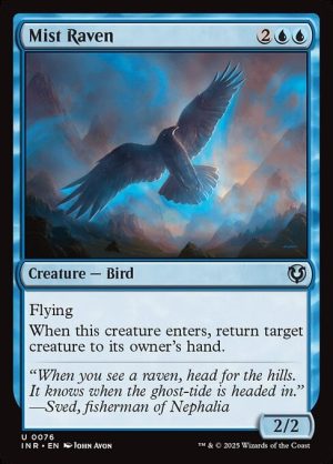 Mist Raven - Innistrad Remastered-(076)-Foil