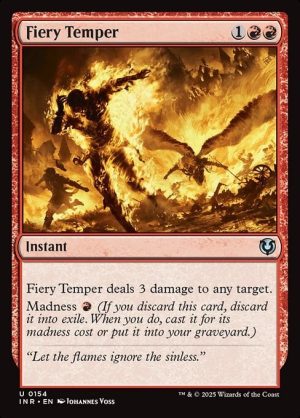 Fiery Temper - Innistrad Remastered-(154)-Foil