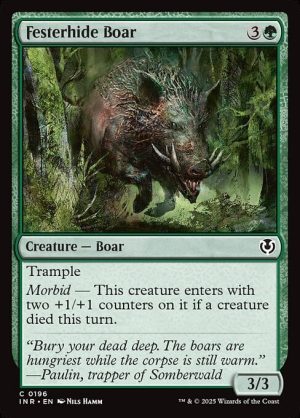 Festerhide Boar - Innistrad Remastered-(196)