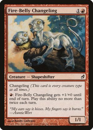 Fire-Belly Changeling - Lorwyn-(164)