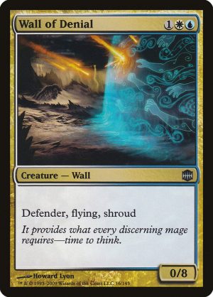 Wall of Denial - Alara Reborn-(016)-Foil