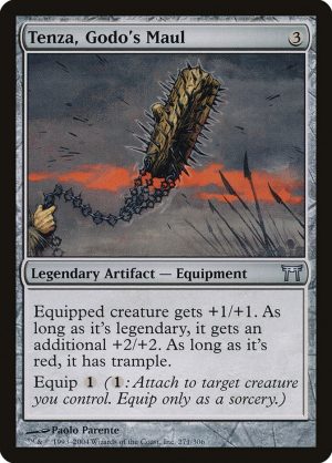 Tenza, Godo's Maul - Champions of Kamigawa-(271)-Foil