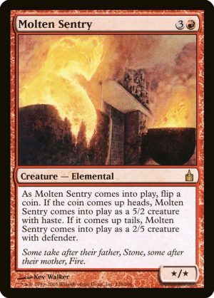 Molten Sentry - Ravnica: City of Guilds-(136)