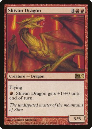 Shivan Dragon - Magic 2010-(156)