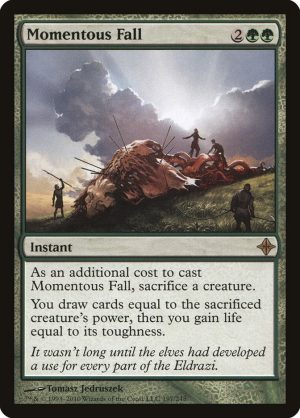 Momentous Fall - Rise of the Eldrazi-(197)-Foil