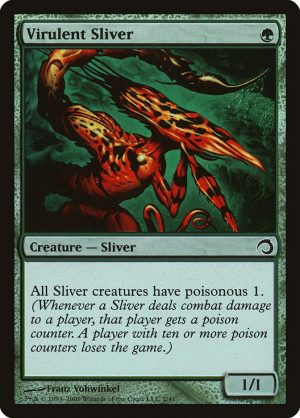 Virulent Sliver - Premium Deck Series: Slivers-(002)-Foil