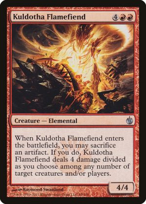Kuldotha Flamefiend - Mirrodin Besieged-(069)-Foil