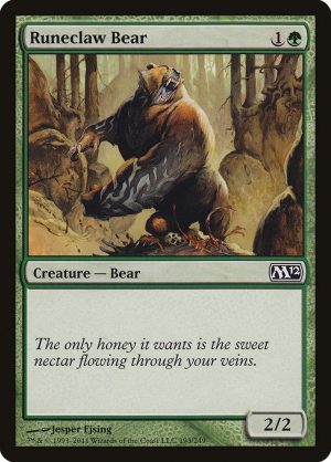 Runeclaw Bear - Magic 2012-(193)-Foil