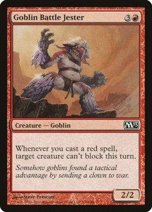 Goblin Battle Jester - Magic 2013-(135)-Foil