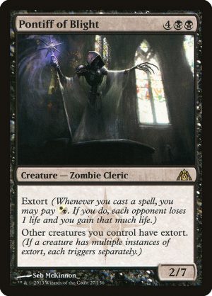 Pontiff of Blight - Dragon's Maze-(027)