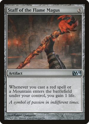 Staff of the Flame Magus - Magic 2014 Core Set-(220)