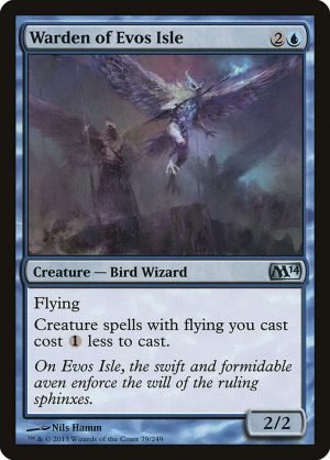 Warden of Evos Isle - Magic 2014 Core Set-(079)
