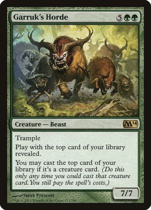 Garruk's Horde - Magic 2014 Core Set-(173)