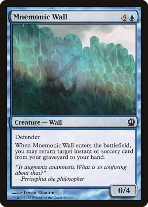 Mnemonic Wall - Theros-(055)-Foil