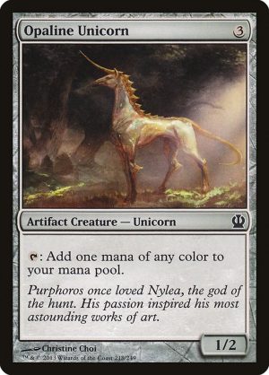 Opaline Unicorn - Theros-(218)