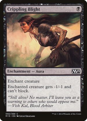 Crippling Blight - Magic 2015 Core Set-(092)